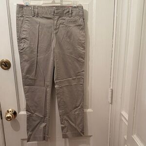 Banana Republic khakis, sz 0 petite, 24.5” inseam, 98% cotton and 2% spandex